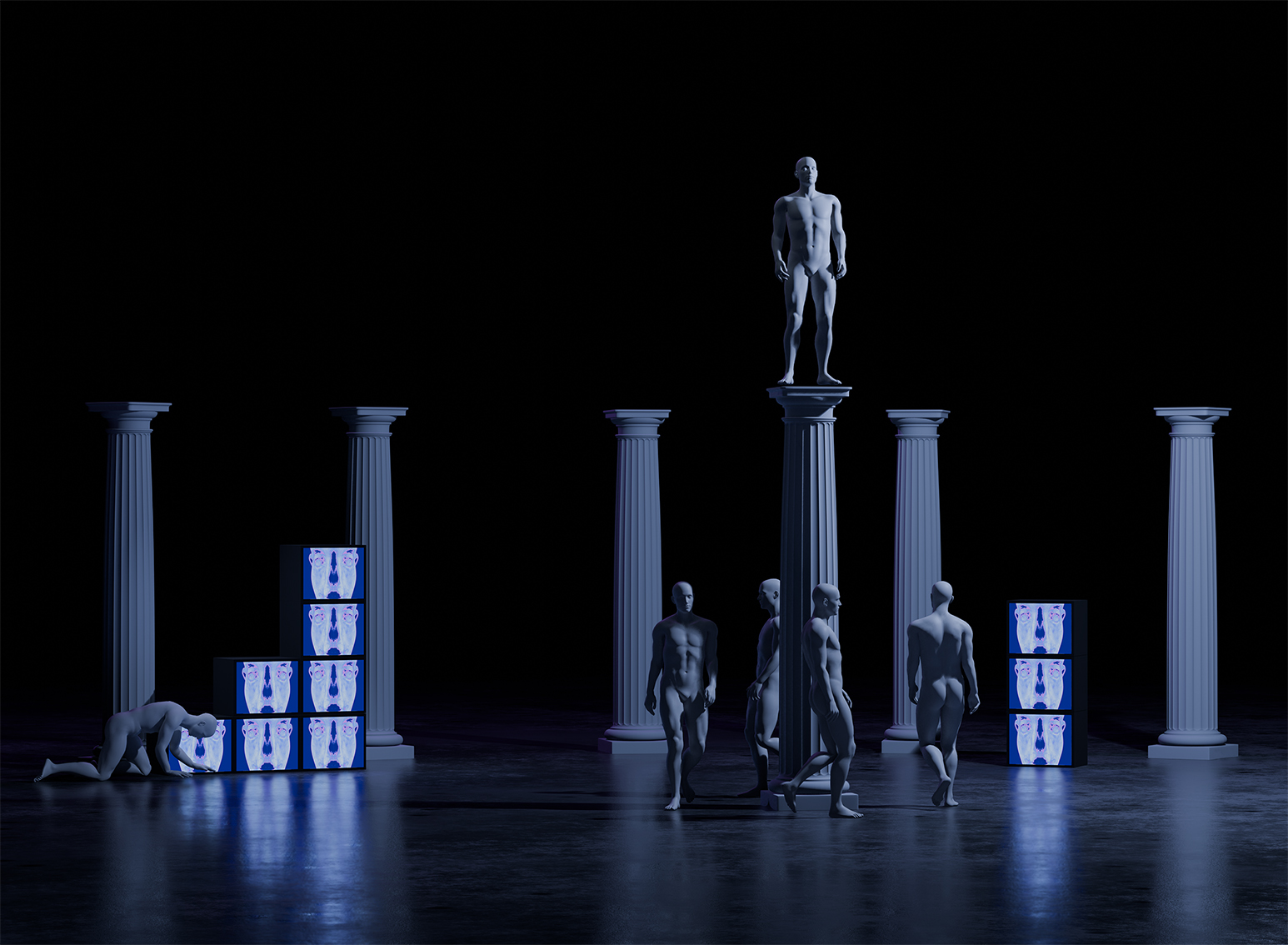rhythm, Dominik Geis, 2025, 3D Videoanimation, 16:9, HD, Sound, 20:10 Min., 2025