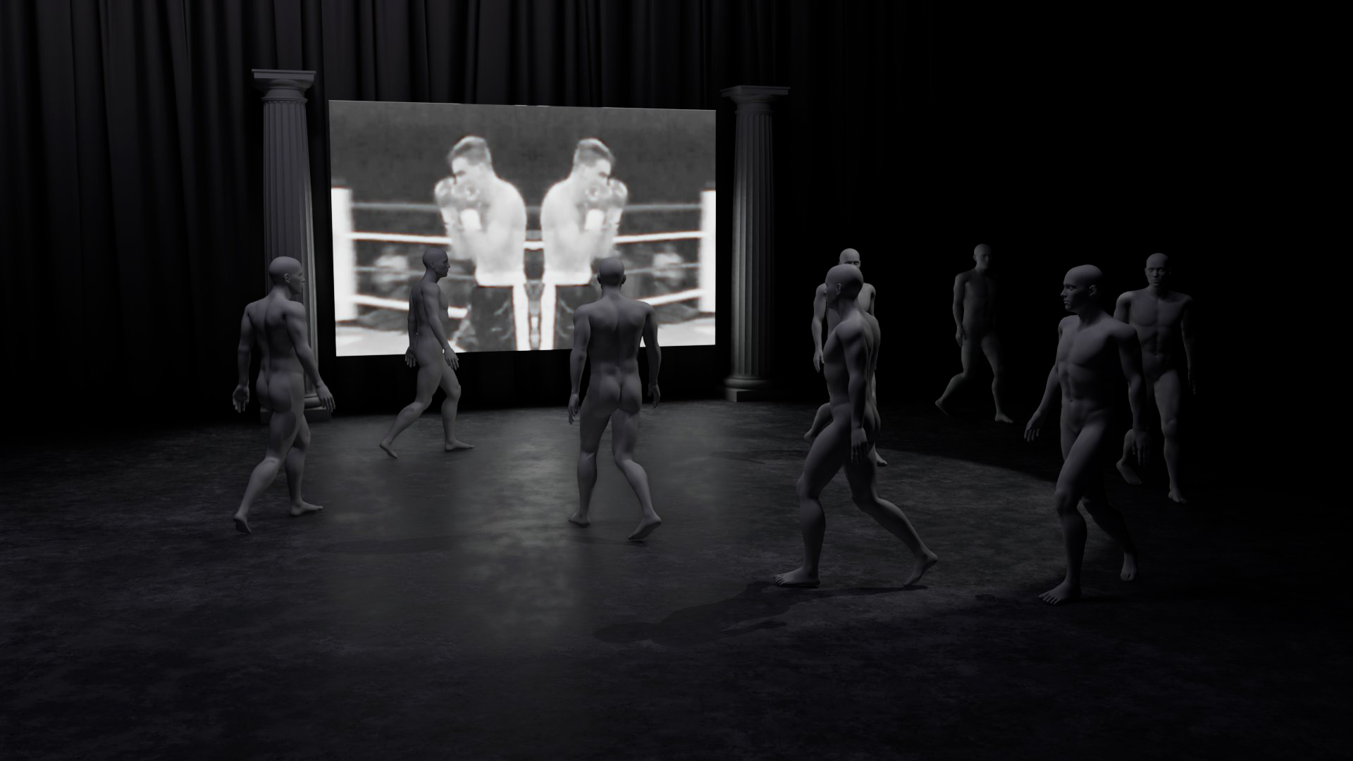 rhythm, Dominik Geis, 2025, 3D Videoanimation, 16:9, HD, Sound, 20:10 Min., 2025